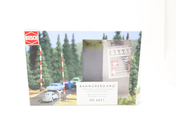 Busch H0 6021 Bahnübergang Landschaftsbau  1:87