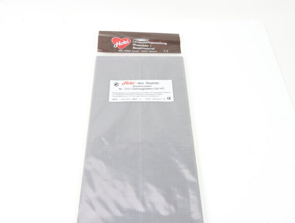 Heki H0 7221 Modellbauplatten Gehwegplatten-Set 2 Stück / OVP