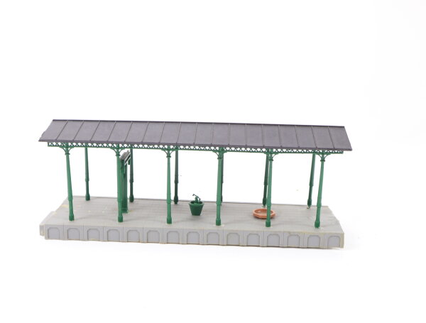 Kibri 39566 H0 Gebäude Bahnsteig mit Überdachung "Dortmund" 1:87
