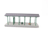 Kibri 39566 H0 Gebäude Bahnsteig mit...