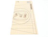 Vollmer 6037 H0 Gehwegplatte aus Karton, 25 x 12,5 cm