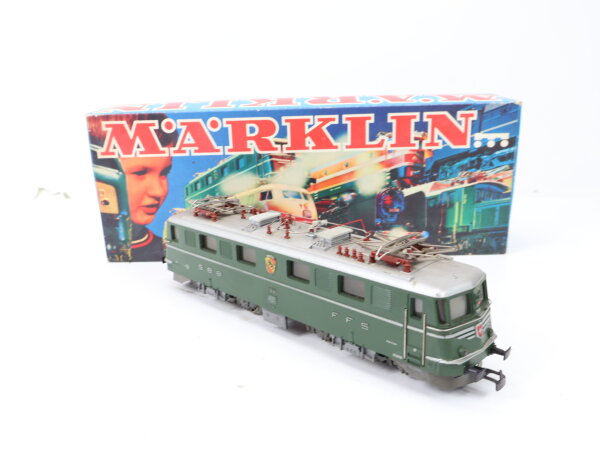 Märklin H0 3050 Elektrolok E-Lok Serie Ae 6/6 grün BR 11414 SBB FFS / Guss OVP