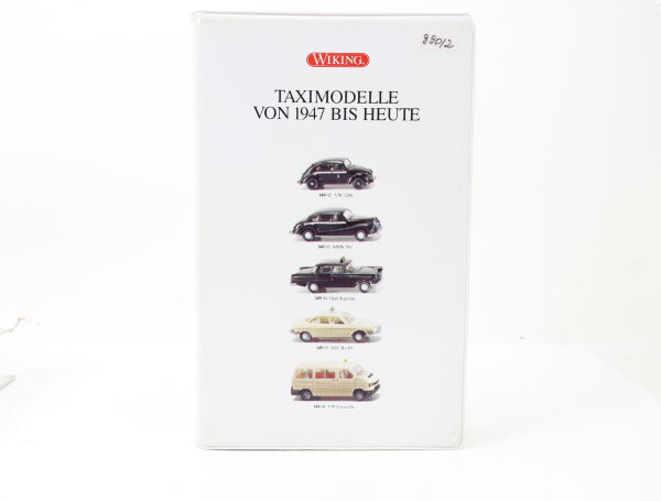 Wiking H0 99002 Modellauto-Set 5-tlg. "Taximodelle von 1947 bis heute" 1:87