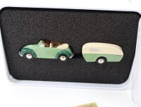 Schuco 1730 PKW mit Wohnwagen "Volkwagen Summer Special 2002" 1:90 Limited