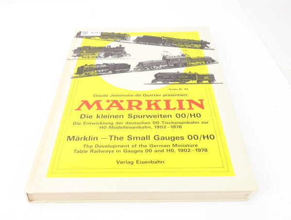 Claude Jeanmaire Buch "Märklin Die Kleinen Spurweiten 00/H0" Eisenbahn