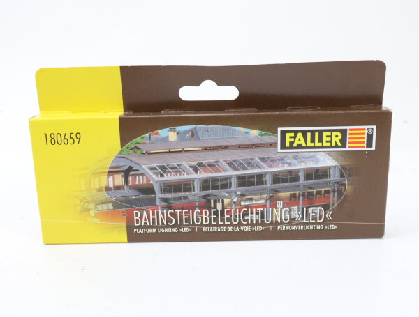 Faller H0 TT N Z 180659 Bahnsteigbeleuchtung LED 180 mm / OVP