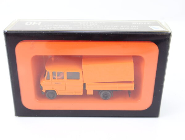 Preiser H0 37018 Modellauto LKW MB 508 Straßenmeisterei Doppelkabine 1:87