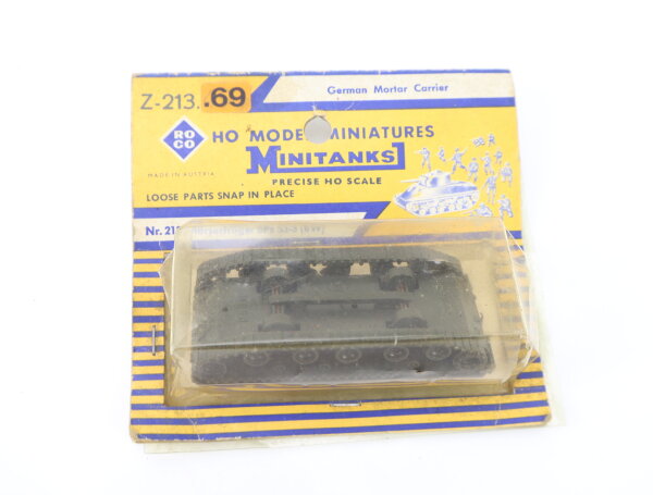Roco Minitanks H0 213 Militärfahrzeug Panzer Mörserträger SPz52-3 BW 1:87 / OVP