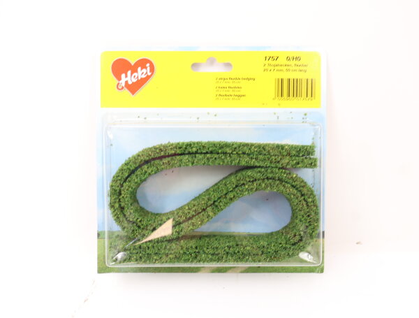 Heki H0 O 1757 Bepflanzung 2 Stück Thujahecken flexibel 50 cm Länge OVP