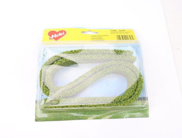 Heki H0 O 1756 Bepflanzung 2 Stück Lingusterhecken flexibel 50 cm Länge OVP