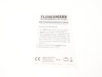 E1641 Fleischmann H0 Betriebsanleitung für Dampflok...