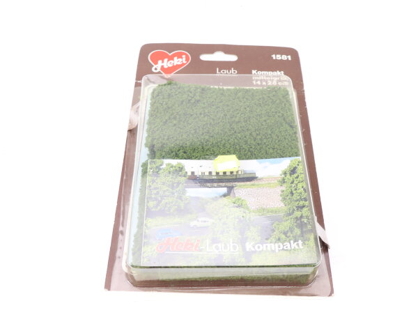 Heki 1581 Landschaftsgestaltung Laub kompakt mittelgrün 14 x 28 cm OVP
