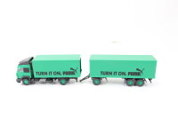 Wiking H0 Modellauto LKW Iveco "Turn it on Puma" Grün 1:87