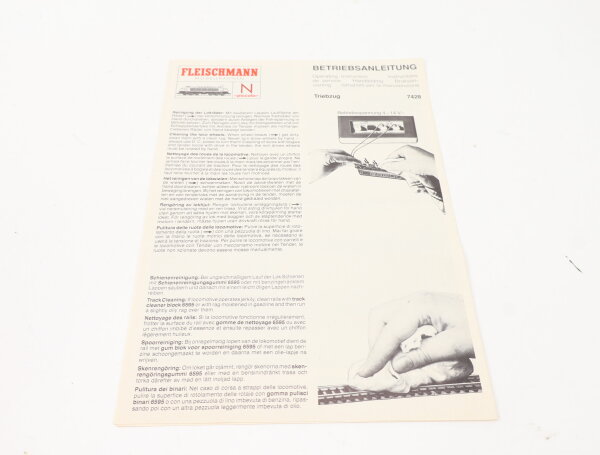 E1641 Fleischmann N Betriebsanleitung für Triebzug 7428