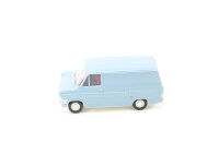 Brekina H0 34000 Modellauto PKW Ford Transit II Kleinbus in blau 1:87