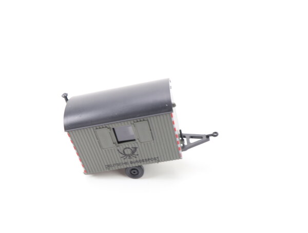 Wiking H0 80-07 Modellauto / Anhänger aus Set "Bauwagen der Deutschen Post" 1:87