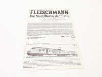 E1641 Fleischmann H0 Betriebsanleitung f Triebwagen...
