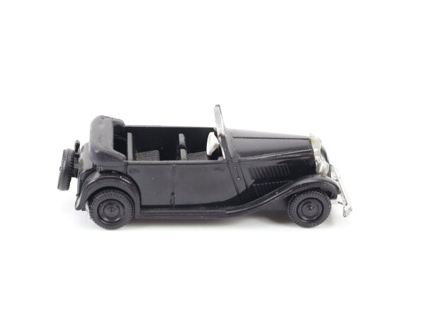 Brekina H0 Modellauto PKW Wanderer W240 Cabriolet Limousine schwarz 1:87