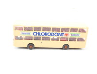 Wiking H0 730/11 Modellauto Doppeldeckbus MAN SD 200 "Chlorodont" 1:87