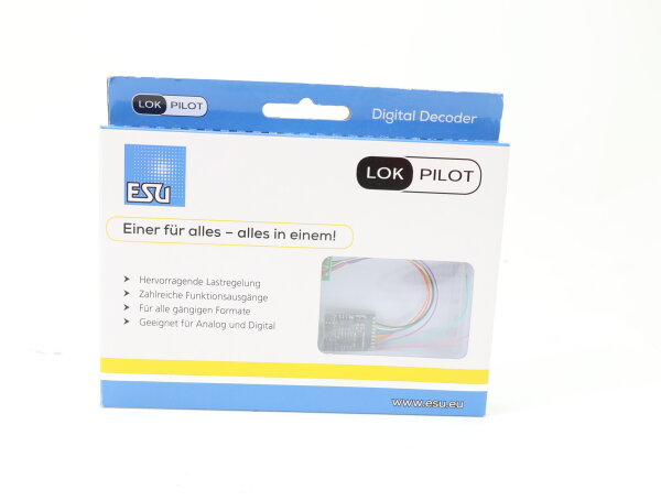 ESU 0 H0 59610 Decoder LokPilot 5 DCC/MM/SX/M4, 8-pin NEM652 OVP