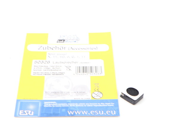 ESU 50326 Ersatzteil Lautsprecher 14mm x 12mm, rechteckig OVP