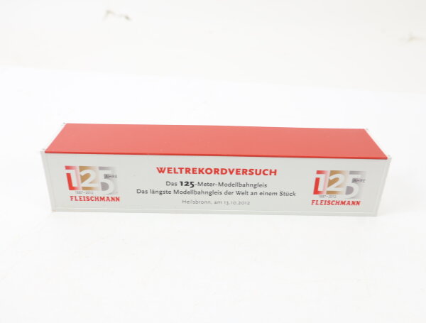 E1641 Fleischmann H0 Zubehör Container Weltrekordversuch Modellbahngleis 125 m