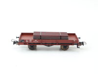 Märklin H0 46070 offener Güterwagen Niederbordwagen beladen 463 039 X05 DB /NEM