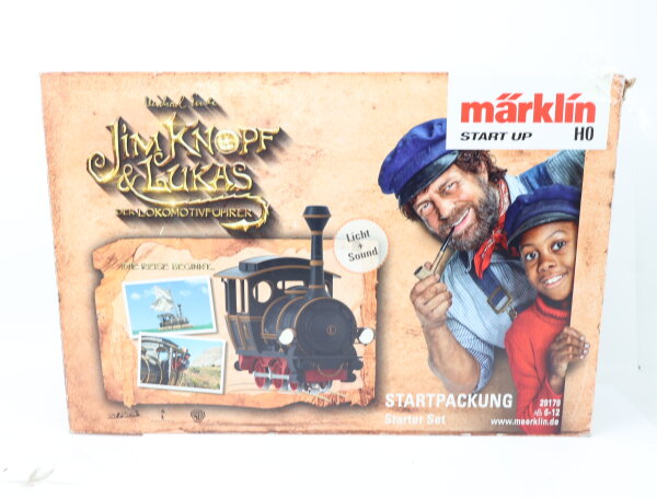 Märklin H0 aus 29179 Dampflok "Emma" mit Figuren / mfx Digital OVP