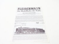 E1641 Fleischmann H0 Betriebsanleitung für Dampflok...