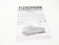 E1641 Fleischmann H0 Betriebsanleitung für...