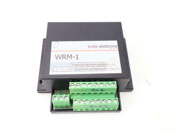 Tams Elektronik WRM-1 Steuerung Weichenrückmelder im Anschlussgehäuse