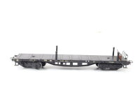 Märklin H0 392C Güterwagen Rungenwagen 13 392 SSka DB schwarz / Blech