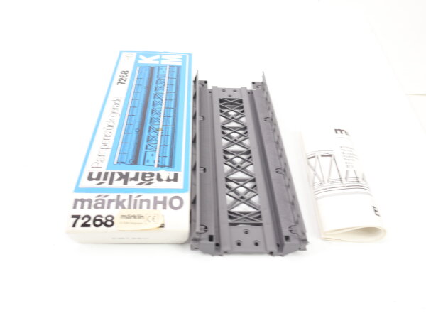 Märklin H0 7268 Brücke Rampenstück gerade für K+M-Gleis / 180 mm / OVP
