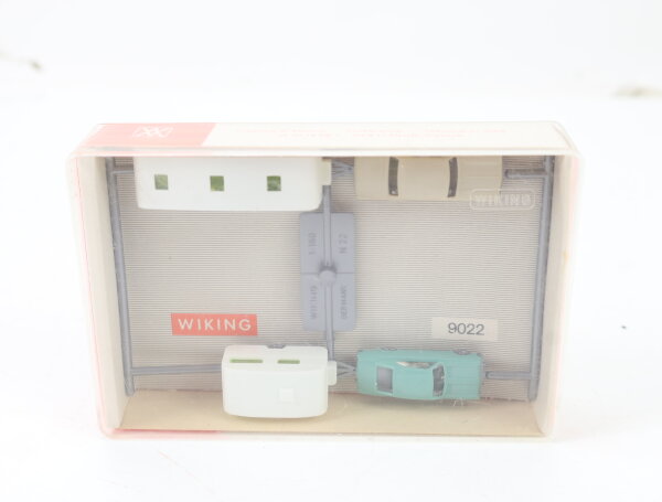 Wiking N 9022 Modellauto-Set Opel Chevrolet mit Reise-/Wohnanhänger 1:160 OVP
