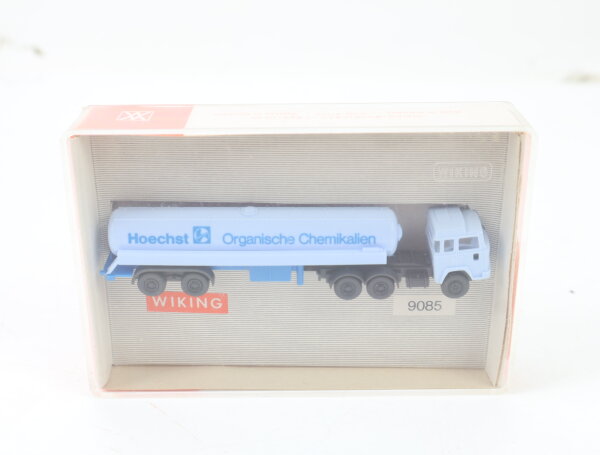Wiking N 9085 Modellfahrzeug LKW Tank-Sattelzug " Hoechst Chemikalien" 1:160 OVP