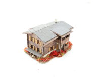 Kibri Z Gebäude Berghaus Alpenhaus Almhaus gebaut