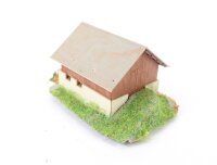 Kibri Z aus Set 36817 Gebäude Alpenhaus Stall Bauernhaus in Elm gebaut