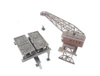 Faller H0 B-148 Gebäude Großbekohlungsanlage Wiegebunker mit Kran gebaut