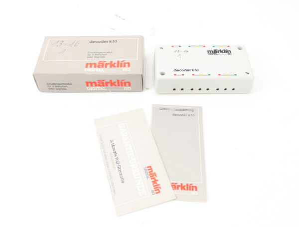 Märklin 6083 Digital Decoder k 83 Empfängermodul für Weichen oder Signale