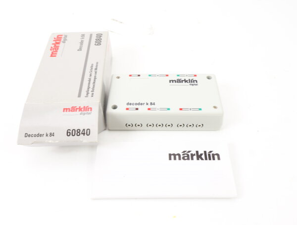 Märklin 60840 Digital Decoder k 84 Empfängermodul für Beleuchtung u. Motoren OVP
