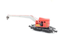 Minitrix N aus 3590 Güterwagen Kranwagen...