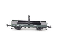 Minitrix Spur N offener Güterwagen Niederbordwagen Kranschutzwagen 327 3377-6 DB