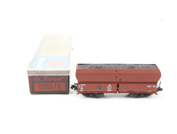 Roco Spur N 02337A Güterwagen Selbstentladewagen m. Kohle Ladung  610 597 DB/OVP
