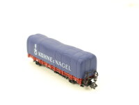 Arnold Spur N 4474 Güterwagen Rungenwagen mit Plane Kühne & Nagel 430052 DB/OVP