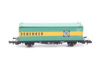 Fleischmann Spur N 8245 Güterwagen Containerwagen Schenker 411 7 882-7 DB / OVP
