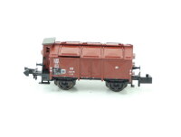 Minitrix Spur N 13667 Güterwagen Klappdeckelwagen mit Bremserhaus 340 615 DB/OVP
