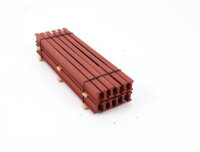 Spur H0 Ausschmückung Ladegut Doppel T-Träger gestapelt (12 Stück) Länge 86 mm