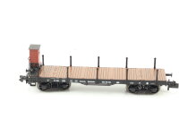 Fleischmann Spur N 8285 K Güterwagen Rungenwagen Flachwagen 916 SSk DR NEM/OVP