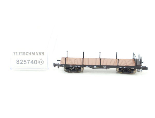 Fleischmann Spur N 825754 K Güterwagen Rungenwagen 912 910 DB NEM / OVP
