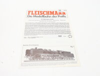 E1641 Fleischmann H0 Betriebsanleitung für Dampflok...